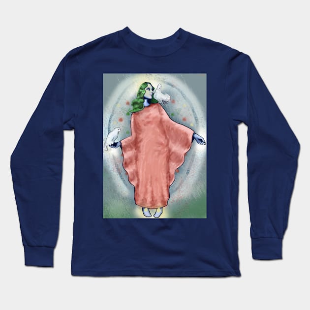 Venus Long Sleeve T-Shirt by amberrabni